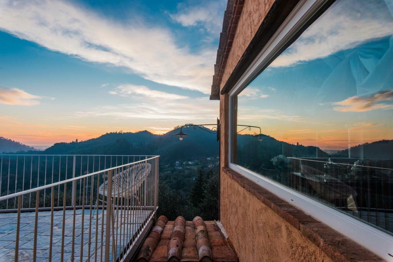 Charming Farmhouse In The Hills, Private Pool, Sea View, Dream Panorama Camaiore Bagian luar foto