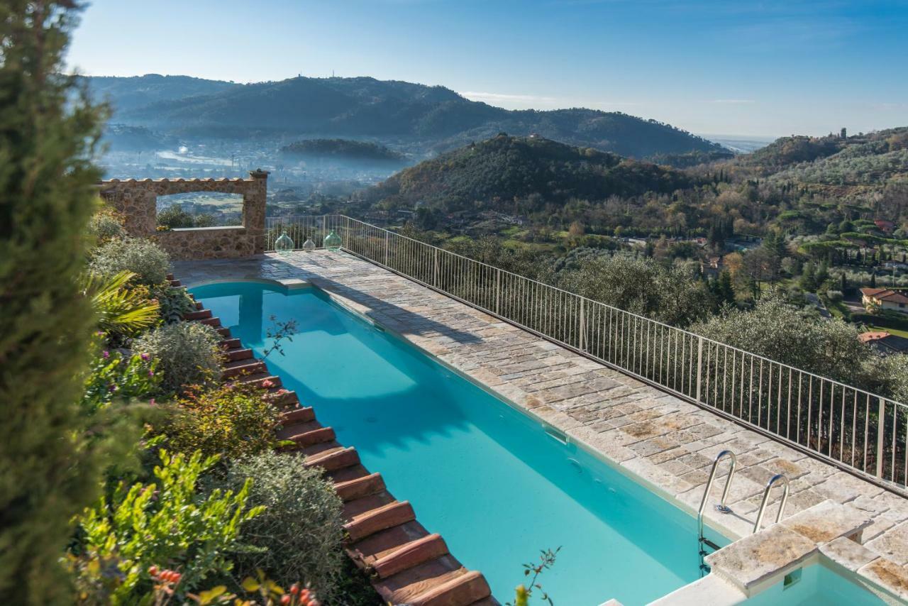 Charming Farmhouse In The Hills, Private Pool, Sea View, Dream Panorama Camaiore Bagian luar foto
