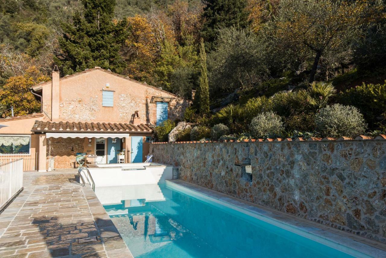 Charming Farmhouse In The Hills, Private Pool, Sea View, Dream Panorama Camaiore Bagian luar foto